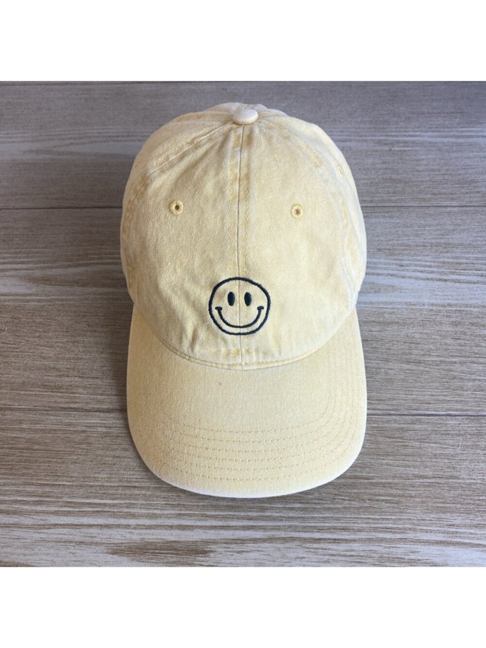 Happy Face Mens Baseball Cap Smiley Face Otto Hat Denim Cap Adjustable Strapback